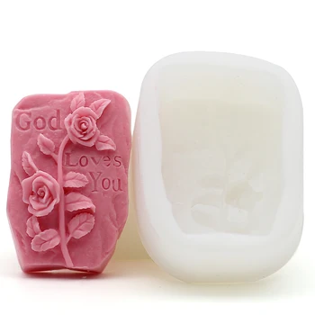 PRZY Rose Flower Mold Silicone Handmade Soap Making God Loves You Molds Chocolate Candle Candy Mold Cake Clay Resin Moulds
PRZY Rose Flower Mold Silicone Handmade Soap Making God Loves You Molds Chocolate Candle Candy Mold Cake Clay Resin Moulds