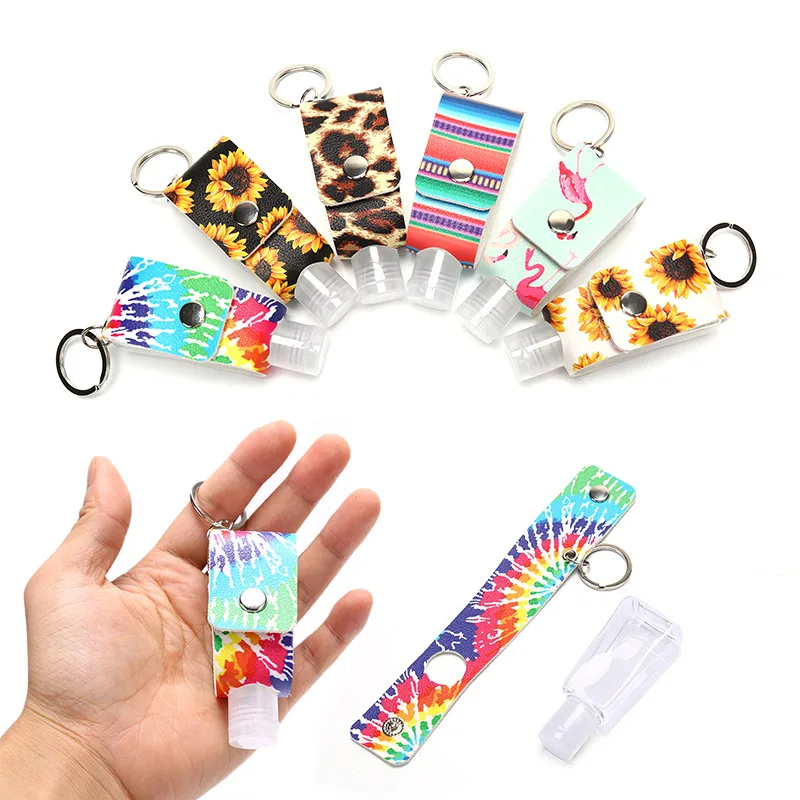 Leak-proof Plastic Travel Bottle Portable Squeeze Bottle With Leather Hand Sanitizer Keychain Holder For Liquid Hand Sanitizer
Leak-proof Plastic Travel Bottle Portable Squeeze Bottle With Leather Hand Sanitizer Keychain Holder For Liquid Hand Sanitizer