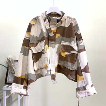 Spring Loose Harajuku Denim Jacket Camouflage Personality Streetwear Female Long Sleeve Bomber Jakcet
Spring Loose Harajuku Denim Jacket Camouflage Personality Streetwear Female Long Sleeve Bomber Jakcet