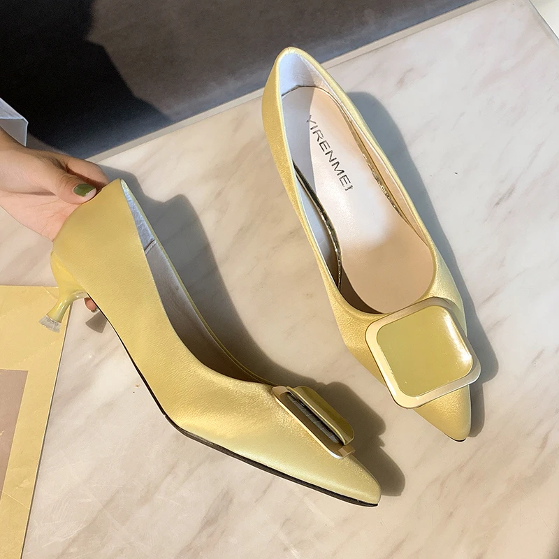 zapatos mujer Women Fashion Shoes Square Buckle Stiletto Pointed Toe Pumps Comfortable Inside Lady High Heel Office Shoes U22-64
zapatos mujer Women Fashion Shoes Square Buckle Stiletto Pointed Toe Pumps Comfortable Inside Lady High Heel Office Shoes U22-64