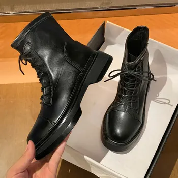 British style thick-soled Martin boots women's 2020 autumn and winter new wild plus size women's boots
British style thick-soled Martin boots women's 2020 autumn and winter new wild plus size women's boots