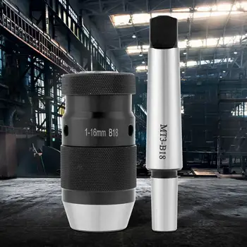 Steel Keyless Spindle M3-b18 Drum Set for Self-locking Lathe Capacity 1-16 mm 
Steel Keyless Spindle M3-b18 Drum Set for Self-locking Lathe Capacity 1-16 mm