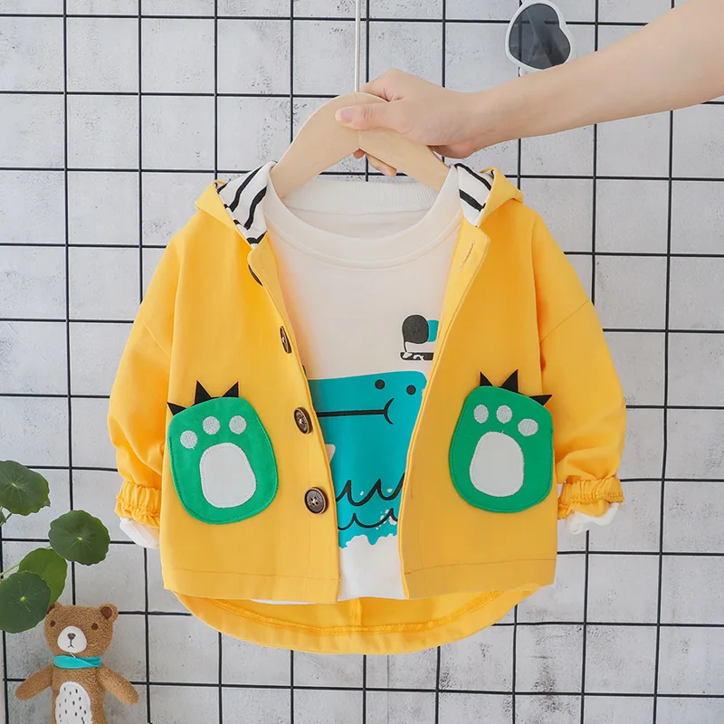2019 Casaco Infantil Carters Official Store Autumn Children's Windbreaker Jacket Baby Dinosaur Footprints Cute Hooded Cardigan
2019 Casaco Infantil Carters Official Store Autumn Children's Windbreaker Jacket Baby Dinosaur Footprints Cute Hooded Cardigan