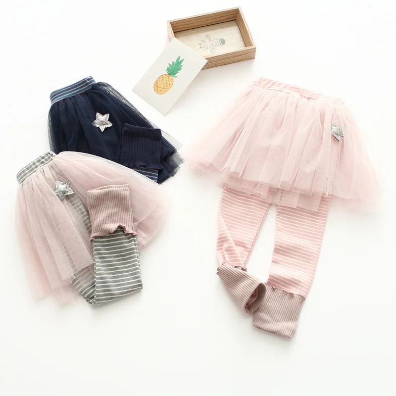 2019 Spring Korean-style Crawler Star Gauze Stripes Joint Mock Two-Piece Child Culottes N6419
2019 Spring Korean-style Crawler Star Gauze Stripes Joint Mock Two-Piece Child Culottes N6419