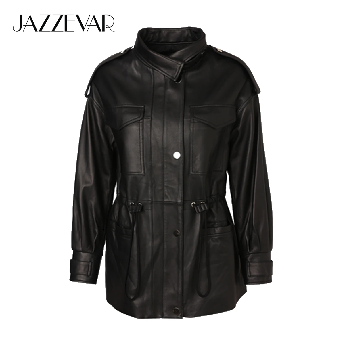 JAZZEVAR 2023 New High Fashion Women Real Sheep Skin Leather Jacket Genuine Casual Outerwear Safari Style Trench Coat
JAZZEVAR 2023 New High Fashion Women Real Sheep Skin Leather Jacket Genuine Casual Outerwear Safari Style Trench Coat