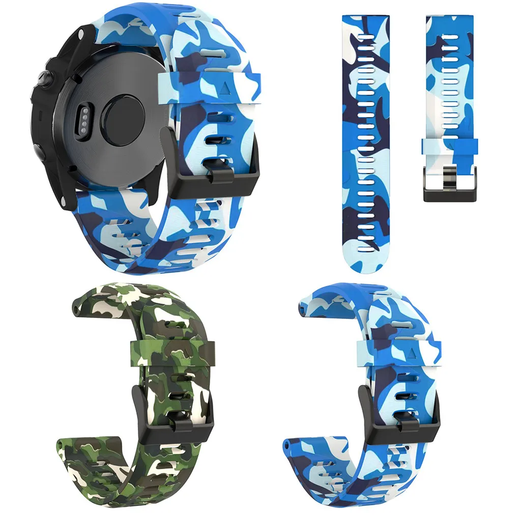 OTOKY силиконовый ремешок для наручных часов Garmin Fenix 5X/Fenix 5X Plus 3/3H браслет 2 цвета |
