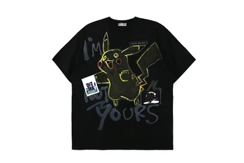 2020ss Summer Style Pikachu T Shirt Men Women Oversized Couples I'm Not Your Printed 100% Cotton Pokemon T-Shirt Men Tees
2020ss Summer Style Pikachu T Shirt Men Women Oversized Couples I'm Not Your Printed 100% Cotton Pokemon T-Shirt Men Tees