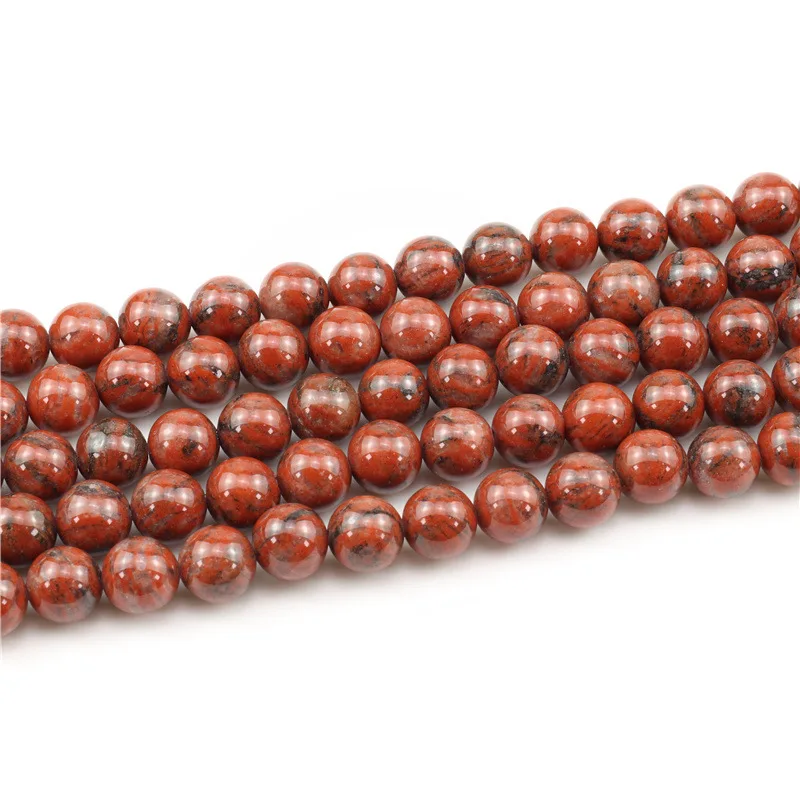 Natural Stone Sesame Red Beads Smooth And Round 4 6 8 10 MM Men Women Fashion Necklace Charms Wholesale for Jewelry
Natural Stone Sesame Red Beads Smooth And Round 4 6 8 10 MM Men Women Fashion Necklace Charms Wholesale for Jewelry