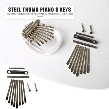 8 Keys Kalimba DIY Set Thumb Piano Shrapnel Lettering Keyboard Stenciled Scale Identification for Musical Instrument Parts
8 Keys Kalimba DIY Set Thumb Piano Shrapnel Lettering Keyboard Stenciled Scale Identification for Musical Instrument Parts