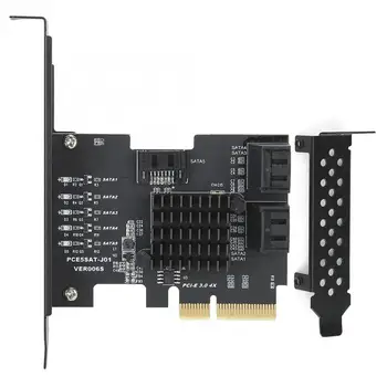 PCI-E GEN3 to SATA3.0 Expansion Card 5-Ports 6G Transfer 4X Desktop Computer Accessories Hot
PCI-E GEN3 to SATA3.0 Expansion Card 5-Ports 6G Transfer 4X Desktop Computer Accessories Hot