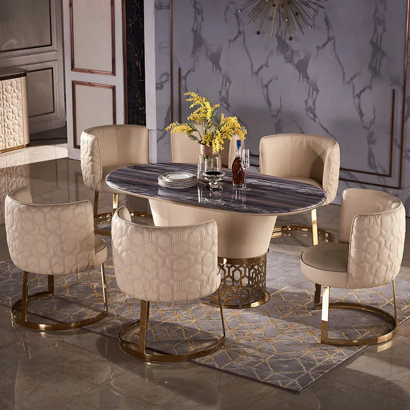dining table set comedor sillas de comedor стол обеденный mesa comedor muebles de madera mesa + 6 chairs marble stainless steel
dining table set comedor sillas de comedor стол обеденный mesa comedor muebles de madera mesa + 6 chairs marble stainless steel