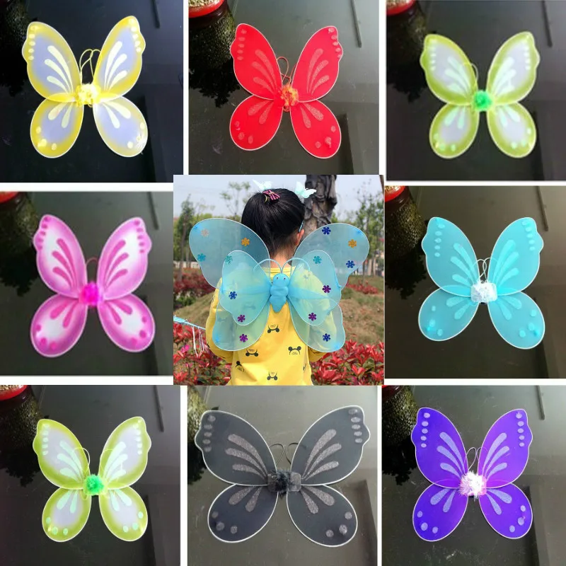 10 Color Girls Butterfly Fairy Wings Tinkerbell Pixie Children Baby Girls Christmas Halloween Birthday Party Costume Prop Gifts
10 Color Girls Butterfly Fairy Wings Tinkerbell Pixie Children Baby Girls Christmas Halloween Birthday Party Costume Prop Gifts