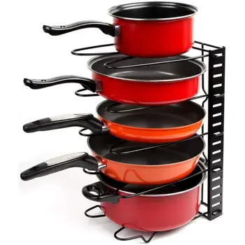 Pots and Pans Organizer Holder Cutting Board Shelf Extendable Adjust Cookware Pot Rack for Kitchen Counter Cabinet
Pots and Pans Organizer Holder Cutting Board Shelf Extendable Adjust Cookware Pot Rack for Kitchen Counter Cabinet
