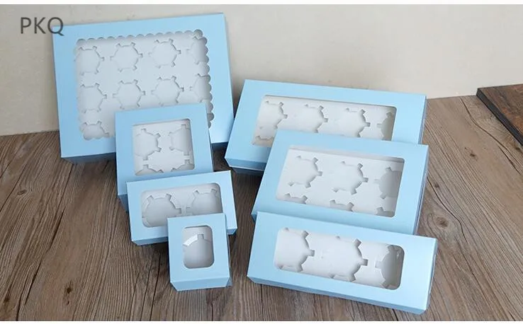 20PCS Blue Paper Cardboard Packaging Cake Box 1/2/3/4/6/8/12 Cupcake White Disposable Boxes Cake Packaging Box Green
20PCS Blue Paper Cardboard Packaging Cake Box 1/2/3/4/6/8/12 Cupcake White Disposable Boxes Cake Packaging Box Green