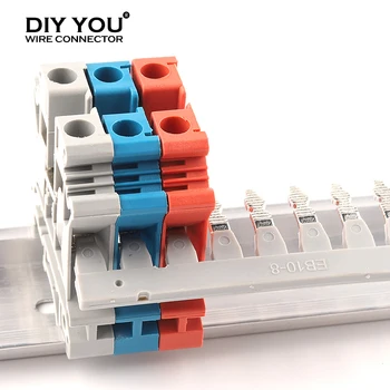 1 PCS Insertion bridge For UK DIN Rail Type Terminal Blocks Accessories EB10-6 for UK-2.5B 5N/EB10-5 For UK-3N/EB10-8 For UK-6N
1 PCS Insertion bridge For UK DIN Rail Type Terminal Blocks Accessories EB10-6 for UK-2.5B 5N/EB10-5 For UK-3N/EB10-8 For UK-6N