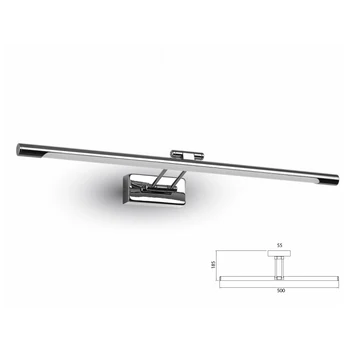 V-TAC LD3985 Led modern wall lamp wall lights 8W 500mm length 3000K with arm for bathroom mirror and pictures SKU-3985
V-TAC LD3985 Led modern wall lamp wall lights 8W 500mm length 3000K with arm for bathroom mirror and pictures SKU-3985