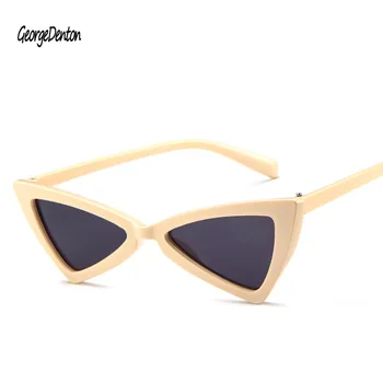 

Triangle Cat Eye Sunglasses Men Women PC Siamese Sun Glasses High Quality Eyewear okulary przeciwsłoneczne