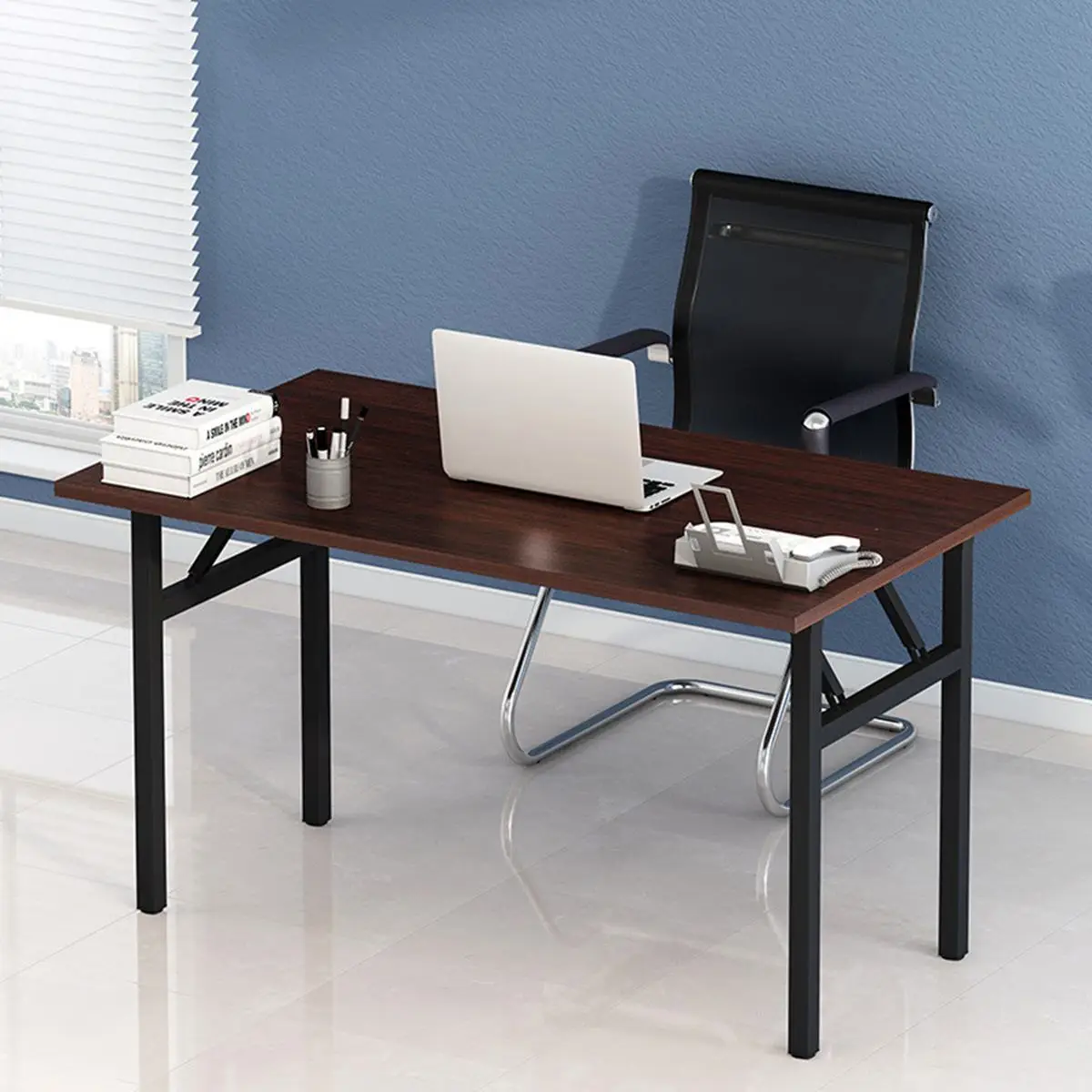 Folding Wooden Computer Desk Laptop Desk Portable for Home Office Modern Simple Writing Table PC Desk Study Table Furniture Folding Wooden Computer Desk Laptop Desk Portable for Home Office Modern Simple Writing Table PC Desk Study Table Furniture