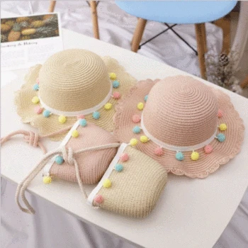 Girl Hat Summer Baby Straw Hat Kids Straw Hat+Handbag Cute Baby Girls Flower Princess Sun Cap Summer Bonnet
Girl Hat Summer Baby Straw Hat Kids Straw Hat+Handbag Cute Baby Girls Flower Princess Sun Cap Summer Bonnet