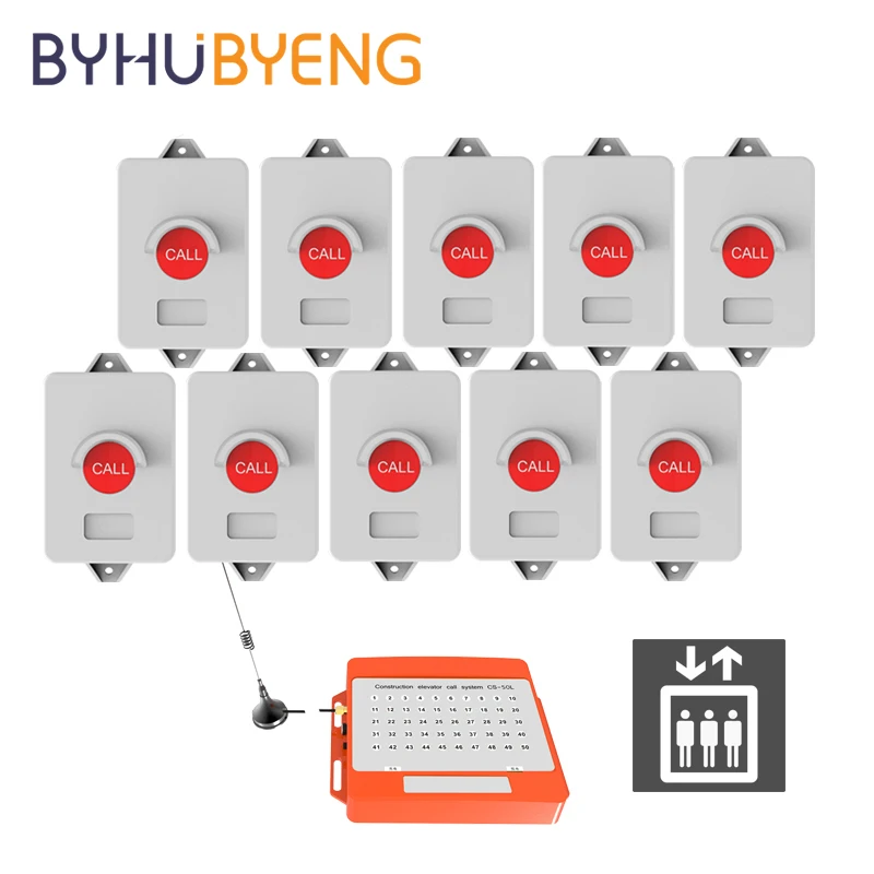 BYHUBYENG Wireless Construction Elevator Pagers FM Wireless Calling Bell Alarm Bezprzewodowy Call Pod System Rui For Restorans
BYHUBYENG Wireless Construction Elevator Pagers FM Wireless Calling Bell Alarm Bezprzewodowy Call Pod System Rui For Restorans