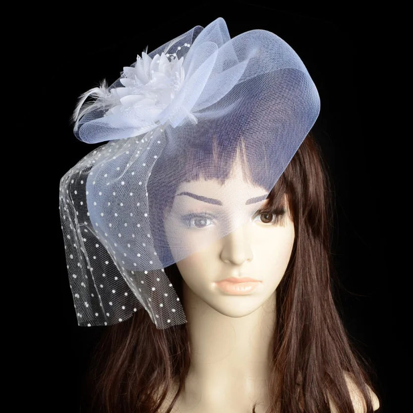 New Promotion Fashion Solid Women Brides Wedding Fascinator Veil Feather Hair Corsage Party Headpieces Bridal Hair Accessories
New Promotion Fashion Solid Women Brides Wedding Fascinator Veil Feather Hair Corsage Party Headpieces Bridal Hair Accessories