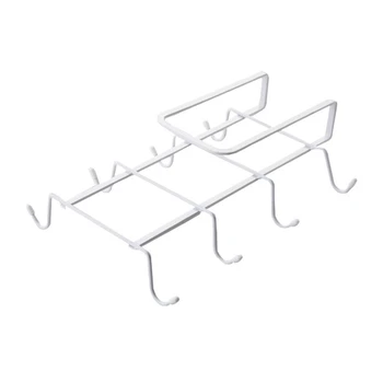 8 Hooks Iron Wardrobe Hanger Coffee Mug Cup Holder Drainer Hanging Storage Shelf R9JC
8 Hooks Iron Wardrobe Hanger Coffee Mug Cup Holder Drainer Hanging Storage Shelf R9JC