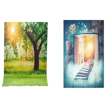 3X5Ft Green Trees Forest Field Garden Vinyl Cloth 45 & for Photo 3X5Ft Theme Book World Elephant Zebra Photography
3X5Ft Green Trees Forest Field Garden Vinyl Cloth 45 & for Photo 3X5Ft Theme Book World Elephant Zebra Photography