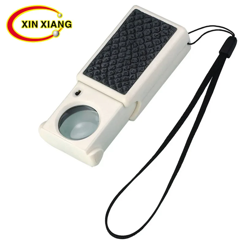 Pull-out Jewelry Loupe for Diamonds Portable Led Jewelers Loupe 45X Led Handheld Magnifier for Stamps ABS Magnifying Glass
Pull-out Jewelry Loupe for Diamonds Portable Led Jewelers Loupe 45X Led Handheld Magnifier for Stamps ABS Magnifying Glass