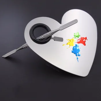 Stainless Steel Makeup Mixer Nail Art Polish Mixing Plate Foundation Eyeshadow Eye Shadow Mixing Palette + Spatula Rod Tool Kit
Stainless Steel Makeup Mixer Nail Art Polish Mixing Plate Foundation Eyeshadow Eye Shadow Mixing Palette + Spatula Rod Tool Kit