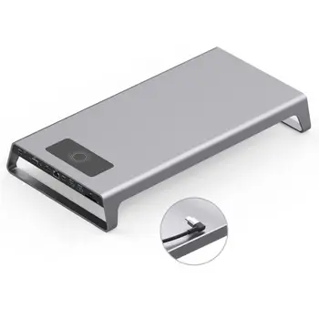 Type-C Multi-function Extension Dock Station Dock Base with USB 3.0 Data Transmission Dual USB Interface for PD Charging X6HA
Type-C Multi-function Extension Dock Station Dock Base with USB 3.0 Data Transmission Dual USB Interface for PD Charging X6HA