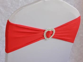 High Quality Red Spandex Chair Cover Stretch Band With Heart Buckle Sashes Bow For Wedding Banquet Decoration
High Quality Red Spandex Chair Cover Stretch Band With Heart Buckle Sashes Bow For Wedding Banquet Decoration