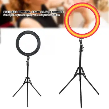 Portable 18" Color Light Ring Light Dimmable LED Fill Light with Stand for Video Live Makeup Make Up Kit Makeup Tool
Portable 18" Color Light Ring Light Dimmable LED Fill Light with Stand for Video Live Makeup Make Up Kit Makeup Tool