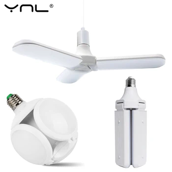 Super Bright LED Bulb E27 40W 45W LED Lamp AC 85-265V Foldable Fan Blade Bulb Bombilla Lampada LED Light Football UFO Lamp Home
Super Bright LED Bulb E27 40W 45W LED Lamp AC 85-265V Foldable Fan Blade Bulb Bombilla Lampada LED Light Football UFO Lamp Home