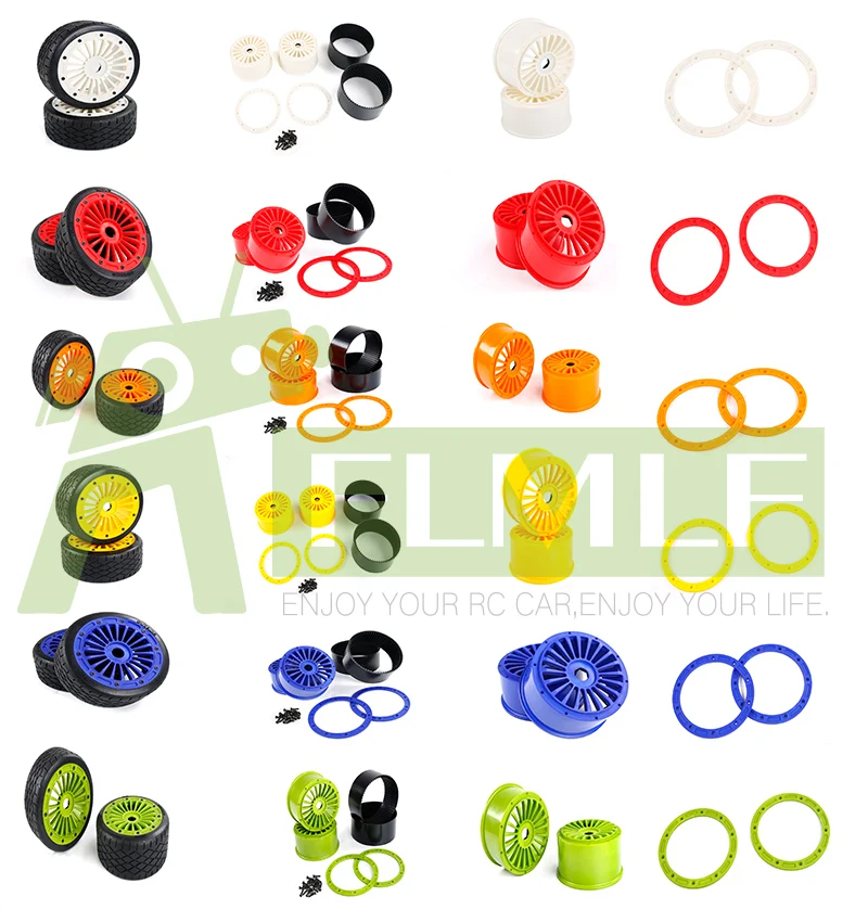 F5 Gen.2 High Strength Nylon On-Road Tires Assembly Kit & Wheel Hub with Beadlocks Ring Set Fit for 1/5 Rovan F5 MCD XS5 RR5
F5 Gen.2 High Strength Nylon On-Road Tires Assembly Kit & Wheel Hub with Beadlocks Ring Set Fit for 1/5 Rovan F5 MCD XS5 RR5