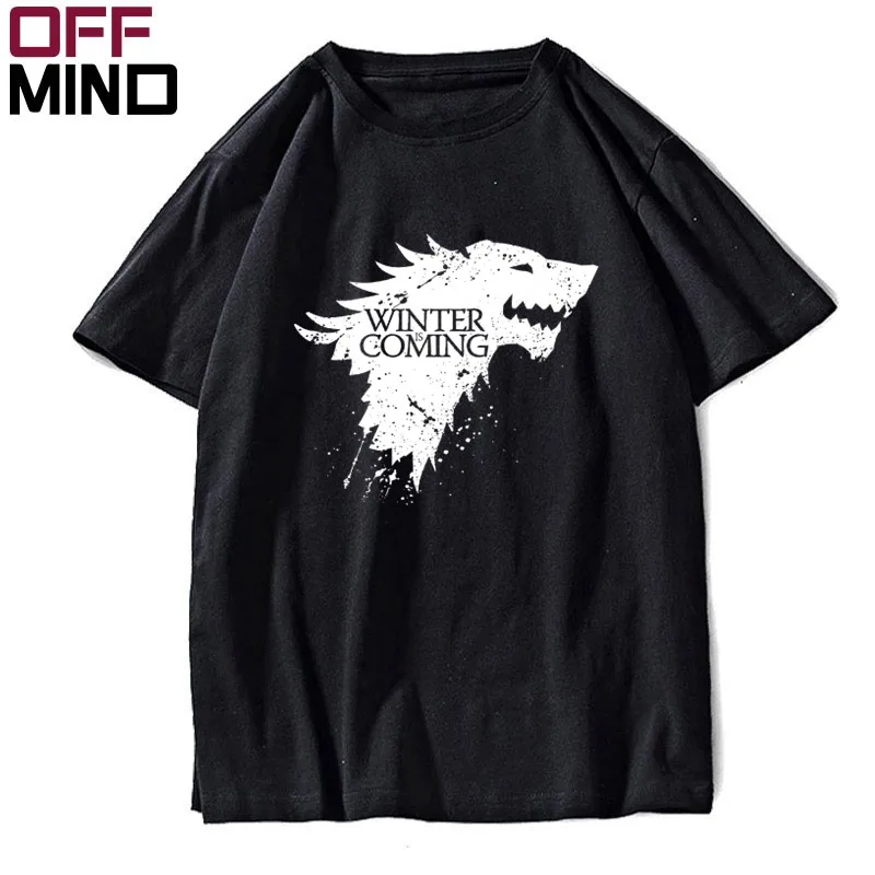 OFFMIND 100% cotton short sleeve game of thrones print men T shirt casual got winter is coming tshirt loose t-shirt tee shirts
OFFMIND 100% cotton short sleeve game of thrones print men T shirt casual got winter is coming tshirt loose t-shirt tee shirts