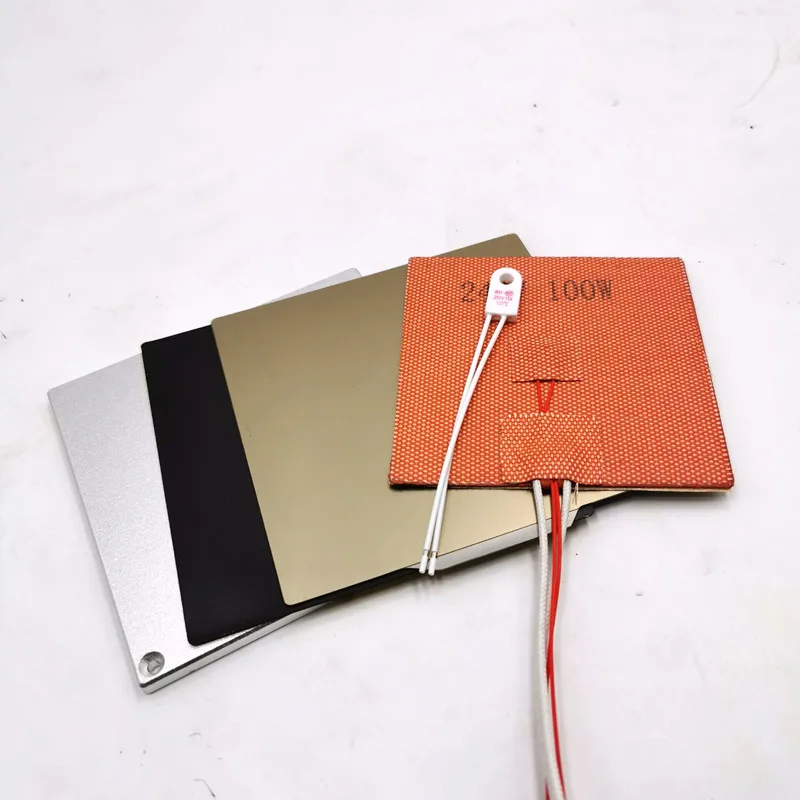 1set high quality Voron0 0.1 3D printer heated bed build plate full kit magnet PEI 240/110V 24V 100W silicone heater pad
1set high quality Voron0 0.1 3D printer heated bed build plate full kit magnet PEI 240/110V 24V 100W silicone heater pad