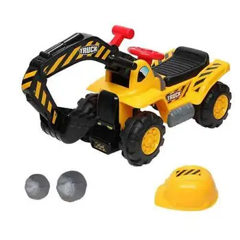 Ride On Excavator Digger Scooter Cart Kids Construction Truck with Safe Helmet
Ride On Excavator Digger Scooter Cart Kids Construction Truck with Safe Helmet