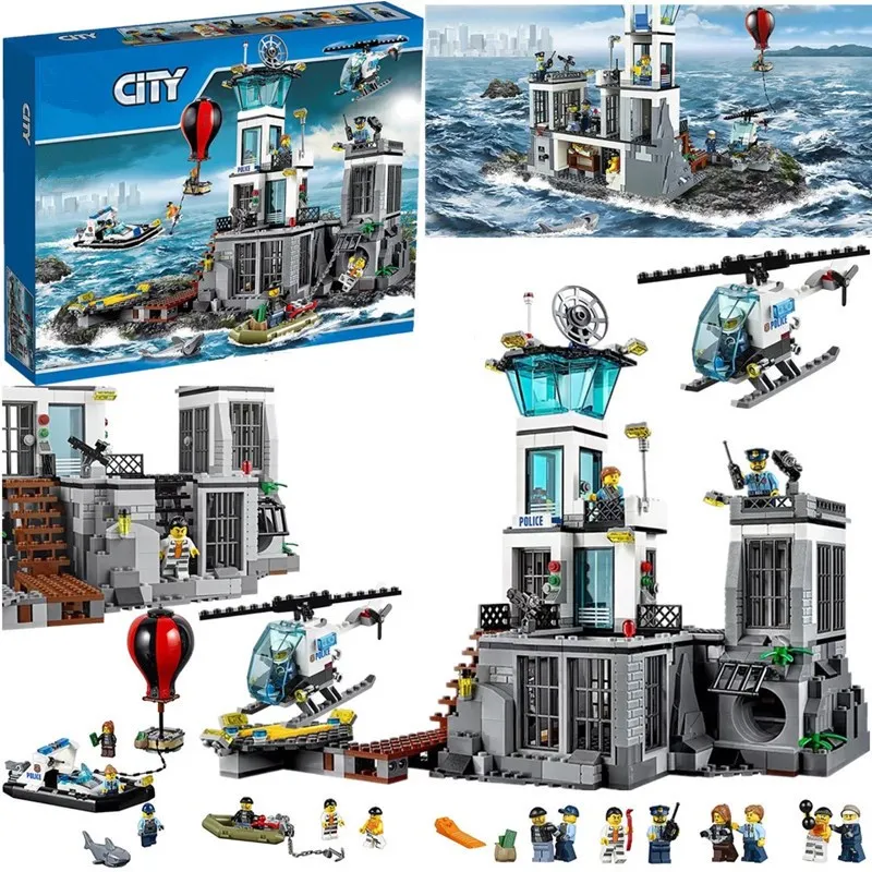 815pcs City Policemen Series The Prison Island Building Blocks Models Compatible with 60130 bricks toys for kids gifts hobbies
815pcs City Policemen Series The Prison Island Building Blocks Models Compatible with 60130 bricks toys for kids gifts hobbies