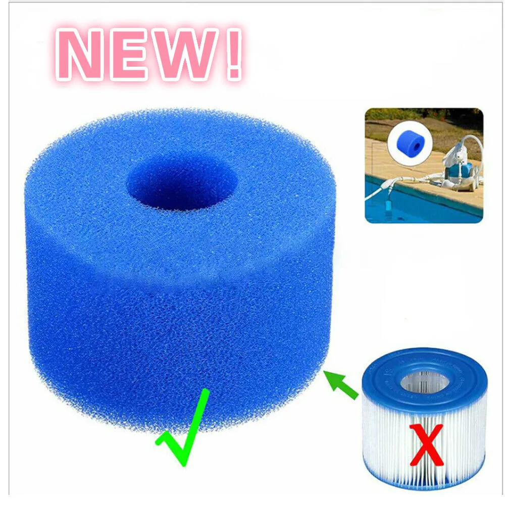 VI Swimming Pool Filter Foam Water Pump Filters Intex S1 Type Home Clean Sponges Cartridge Reusable Clean Tub Washable Bio Foam
VI Swimming Pool Filter Foam Water Pump Filters Intex S1 Type Home Clean Sponges Cartridge Reusable Clean Tub Washable Bio Foam