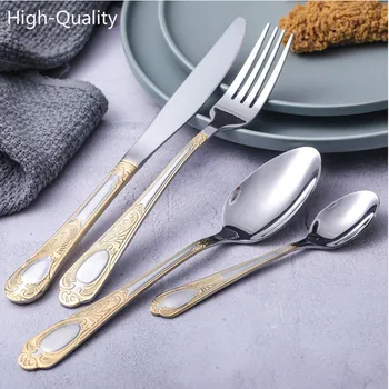 High Quality Medusa Head Gold Cutlery Stainless Steel Flatware Set Tableware Dinnerware Knife Spoon Fork 4 pcs /set
High Quality Medusa Head Gold Cutlery Stainless Steel Flatware Set Tableware Dinnerware Knife Spoon Fork 4 pcs /set