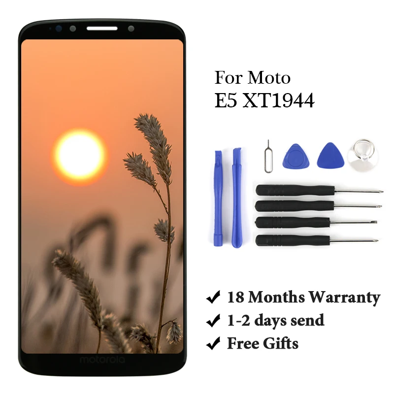 Для Motorola E5 XT1944 ЖК дисплей сенсорный экран дигитайзер для Moto 4 дисплей|Экраны