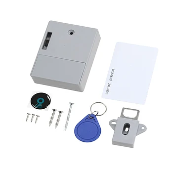 Cabinet Invisible Electronic RFID Lock Hidden Keyless Drawer Door Locks Sensor Locker 2 Keychains /3 Cards
Cabinet Invisible Electronic RFID Lock Hidden Keyless Drawer Door Locks Sensor Locker 2 Keychains /3 Cards