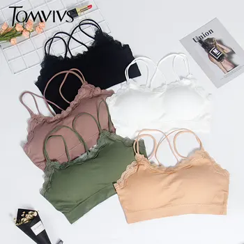 TOMVIVS Plus Size Bras For Women Top Seamless Bra With Pads Sexy Breathable Push Up Brassiere Bra Vest Wireless Active Bra B0115
TOMVIVS Plus Size Bras For Women Top Seamless Bra With Pads Sexy Breathable Push Up Brassiere Bra Vest Wireless Active Bra B0115