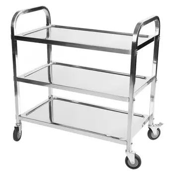 Warehouse shelfs 3 Tier Clearing Trolley Large 900X850X450mm Stainless Steel Catering Silver Sale Warehouse shelfs tool
Warehouse shelfs 3 Tier Clearing Trolley Large 900X850X450mm Stainless Steel Catering Silver Sale Warehouse shelfs tool
