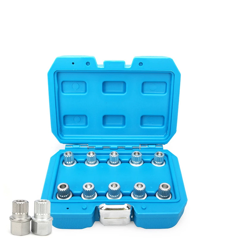 10pc Master Locking Wheel Nut Key Socket Set For BMW Multi-ribe Bits Removing Tool
10pc Master Locking Wheel Nut Key Socket Set For BMW Multi-ribe Bits Removing Tool