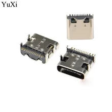 YuXi 16 Pin SMT Socket Connector Micro USB Type C 3.1 Female Placement SMD DIP For PCB design DIY high current charging 
YuXi 16 Pin SMT Socket Connector Micro USB Type C 3.1 Female Placement SMD DIP For PCB design DIY high current charging
