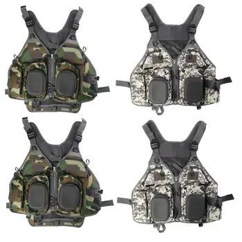 Camouflage Night Reflective Strip Fishing Vest Fishing High Buoyancy Foam Survival Vests Breathable Adjustable Jacket 
Camouflage Night Reflective Strip Fishing Vest Fishing High Buoyancy Foam Survival Vests Breathable Adjustable Jacket