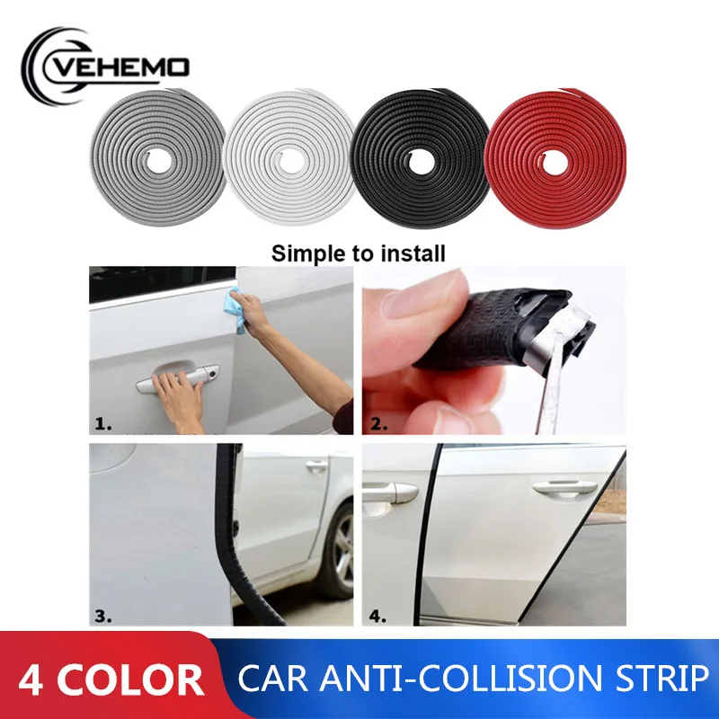VEHEMO 5M Car Door Protection Strips Car Steel Sheet Anti Collision Strips Car Door Edge Moldings Side Protector Cover 4 Color
VEHEMO 5M Car Door Protection Strips Car Steel Sheet Anti Collision Strips Car Door Edge Moldings Side Protector Cover 4 Color