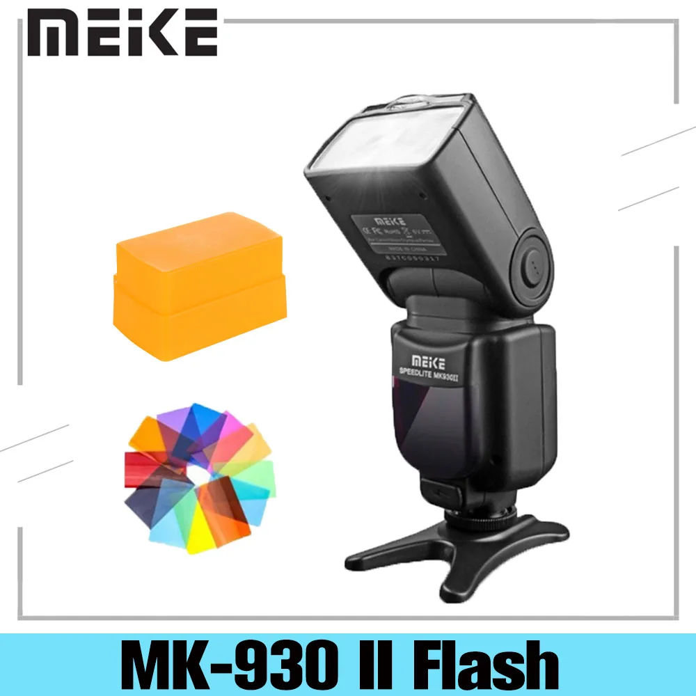 Meike MK 930 II Вспышка светильник Speedlite для цифровой зеркальной камеры Nikon Canon Olympus Pentax