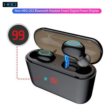 HBQ TWS Bluetooth Earphone Touch Control Mini Earbud With Mic LED Power Display Charge Box Wireless 3D Stereo Music Play Headset
HBQ TWS Bluetooth Earphone Touch Control Mini Earbud With Mic LED Power Display Charge Box Wireless 3D Stereo Music Play Headset
